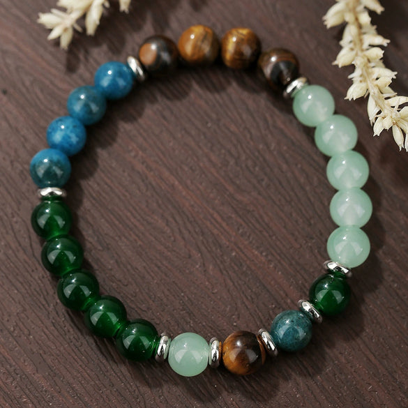 Natural Stone Geometric Handmade Bracelet For Men And Women