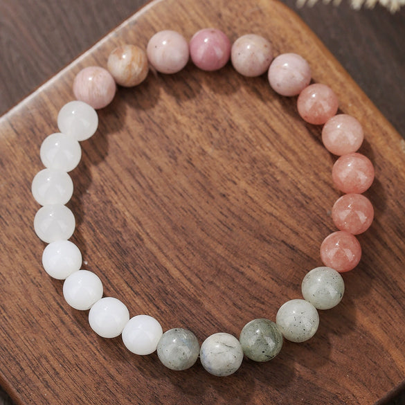Natural Stone Geometric Handmade Bracelet For Men And Women