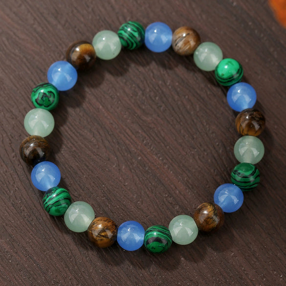 Natural Stone Geometric Handmade Bracelet For Men And Women