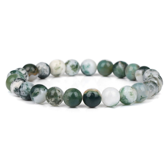 Natural Stone Handmade Fashionable Cat's Eye Agate Bracelet