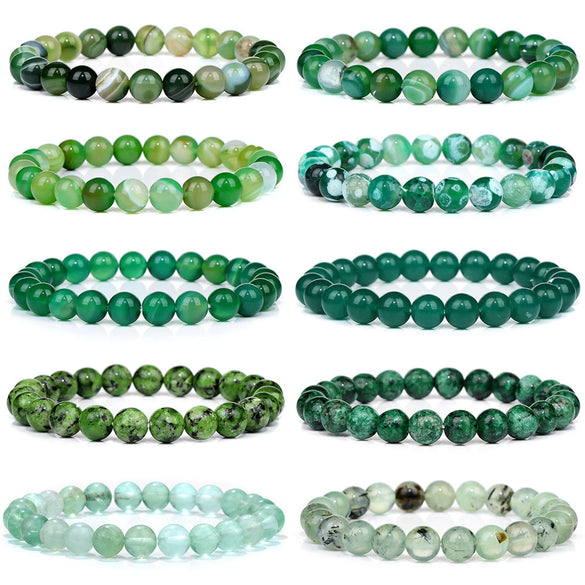 Natural Stone Handmade Fashionable Cat's Eye Agate Bracelet