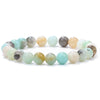 Natural Stone Handmade Fashionable Unisex Bracelet With Crystal Cat's Eye Agate