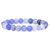 Natural Stone Handmade Fashionable Unisex Bracelet With Crystal Cat's Eye Agate