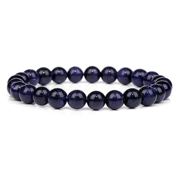 Natural Stone Handmade Fashionable Unisex Bracelet With Crystal Cat's Eye Agate