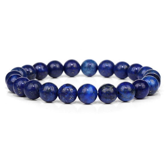 Natural Stone Handmade Fashionable Unisex Bracelet With Crystal Cat's Eye Agate