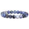 Natural Stone Handmade Fashionable Unisex Bracelet With Crystal Cat's Eye Agate