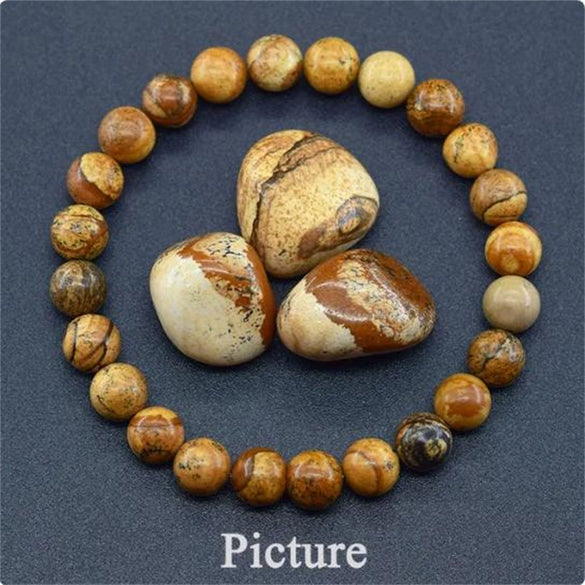 Natural Stone Handmade Unisex Animals Zodiac Mixed Color Bead Bracelet With Amethyst Tiger Eye Rose Stone Agate