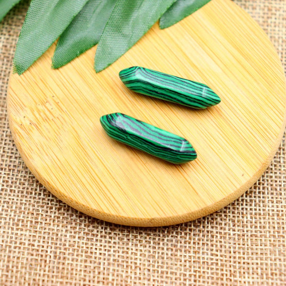 Natural Stone Hexagonal Pillar Bullet Pendant Polished Yoga Stone Crystal Naked Pendant Diy Winding Necklace