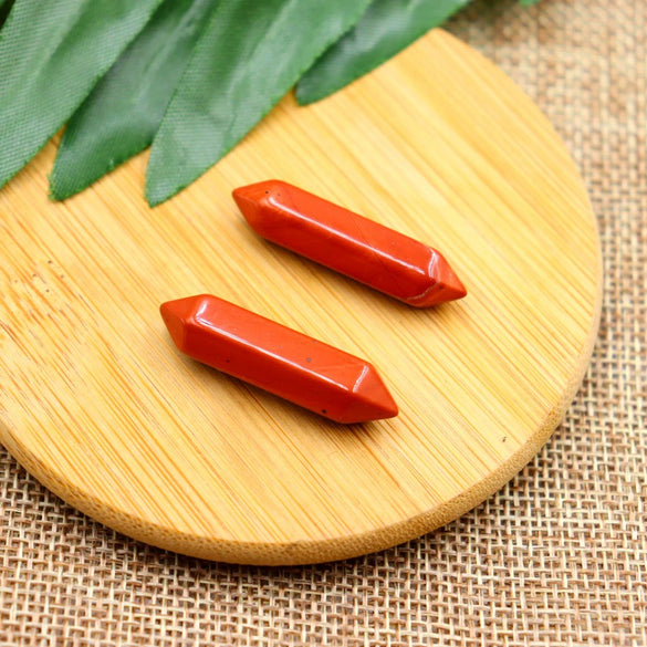 Natural Stone Hexagonal Pillar Bullet Pendant Polished Yoga Stone Crystal Naked Pendant Diy Winding Necklace