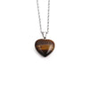 Natural Stone Peach Heart Pendant Fashion Necklaces Wholesale Jewelry Nihaojewelry