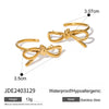 Natural Stone Ring Titanium Steel Non Fading Ring