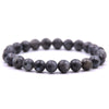 Natural Stone Round Bead Single Ring Bracelet