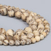 Natural Stone Round Beads Electroplated Jewelry Making Accessories For Handmade Bracelet And Necklace