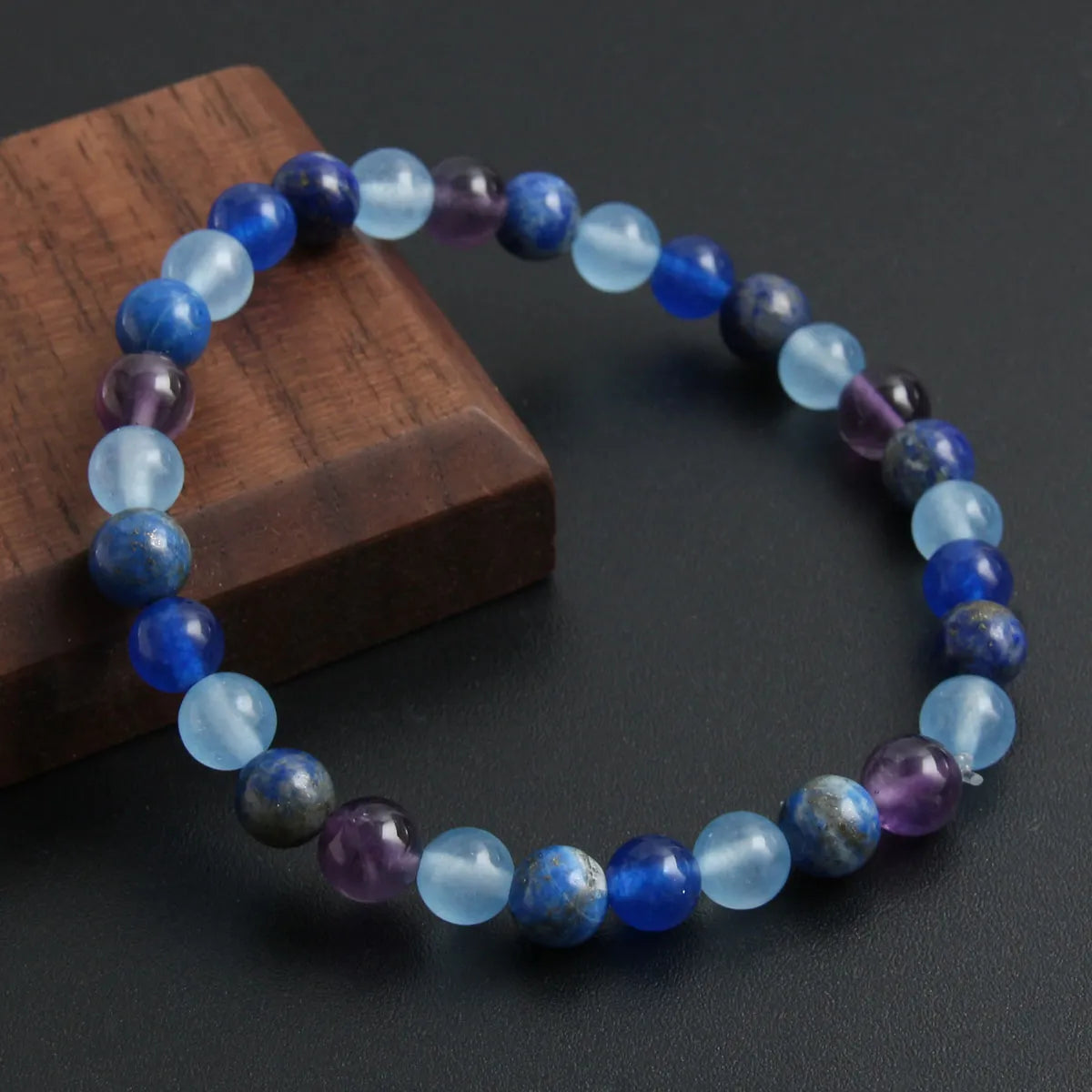 Natural Stone Simple Style Commute Beaded Handmade Round Bracelets