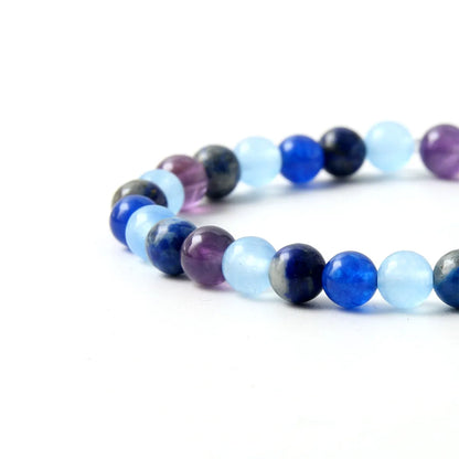 Natural Stone Simple Style Commute Beaded Handmade Round Bracelets