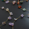 Natural Stone 316L Stainless Steel Gold Plated Pendant Necklace And Bracelet Fashion Jewelry Accessories