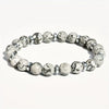 Natural White Pine Blue Pine Elastic String Beaded Handmade Agate Bracelet With Animal Zodiac Pattern For Men And Women