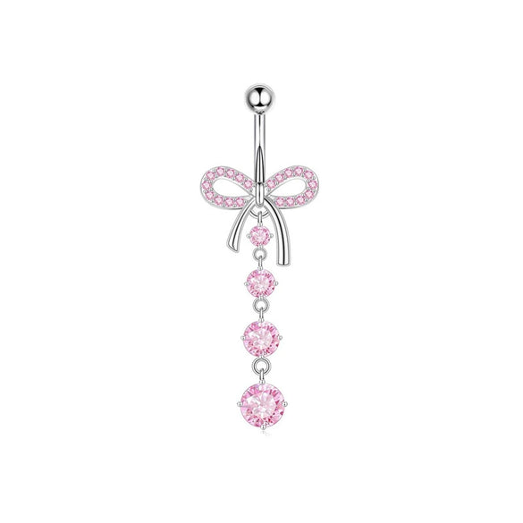 Navel Decoration Stainless Steel Geometric Simple Style Electroplating Jewelry