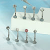 Navel Piercing Stainless Steel Geometric Style Electroplating Multidiamond Unisex