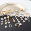 Navel Ring Set Stainless Steel Bow Style Body Piercing Jewelry