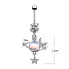 Navel Ring Stainless Steel Animal Zodiac Electroplated Body Piercing Jewelry