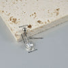 Navel Ring Stainless Steel Heart Shaped Inlaid Zircon Piercing Ornament