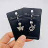 Navel Ring Stainless Steel Heartshaped Butterfly Pendant Electroplating Women's Jewelry