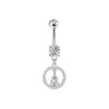Navel Ring Stainless Steel Hiphop Geometric Electroplated Copper Accessories