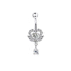 Navel Ring Stainless Steel Hiphop Geometric Electroplated Copper Accessories