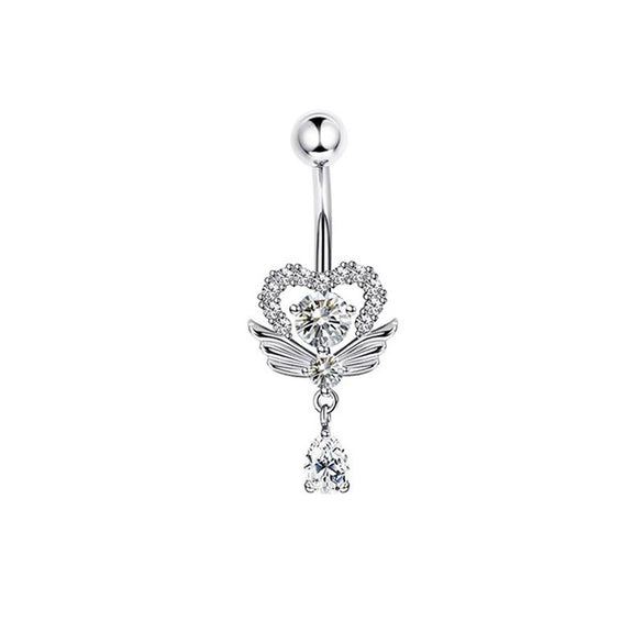 Navel Ring Stainless Steel Hiphop Geometric Electroplated Copper Accessories
