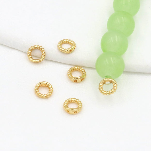 Necklace Accessories Copper Gold Plated Handmade Simple Geometric Ring