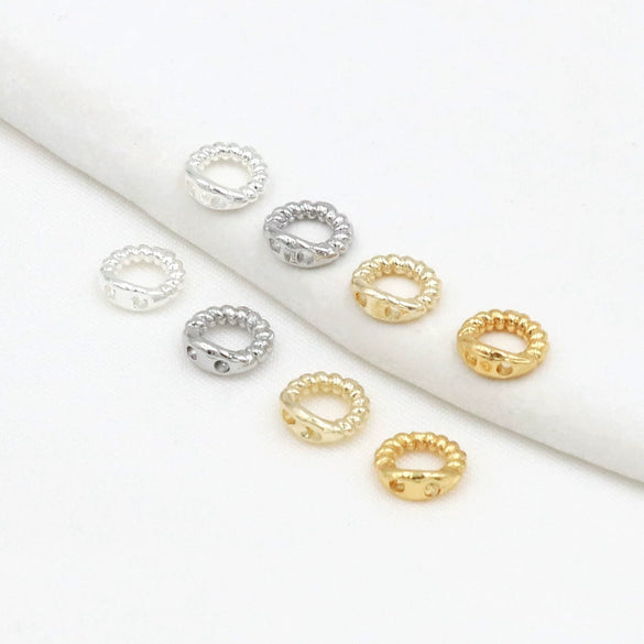 Necklace Accessories Copper Gold Plated Handmade Simple Geometric Ring