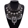 Necklace Alloy Artificial Crystal Geometric Pattern Diamond Design