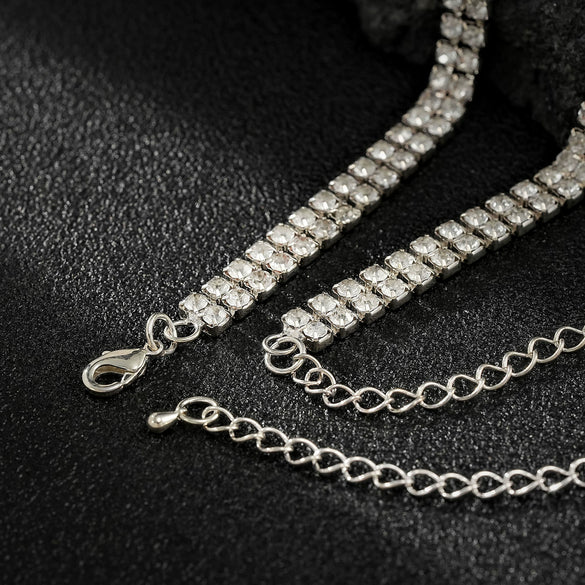 Necklace Alloy Geometric Electroplated