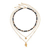 Necklace Alloy Geometric Handmade Coconut Shell Wooden Bead Hiphop Men's Conch Pendant