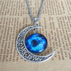 Necklace Alloy Geometric Starry Sky Moon Handmade Fashion