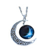 Necklace Alloy Geometric Starry Sky Moon Handmade Fashion