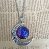 Necklace Alloy Geometric Starry Sky Moon Handmade Fashion