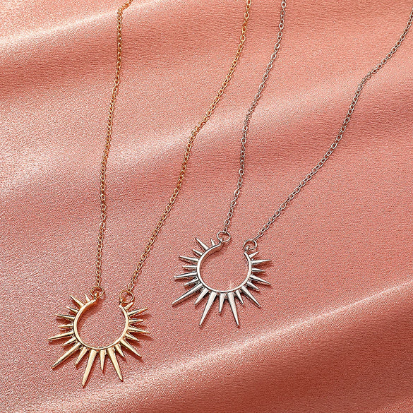 Necklace Alloy Geometric U Shaped Horseshoe Electroplating Cold Style Metal Clavicle Chain