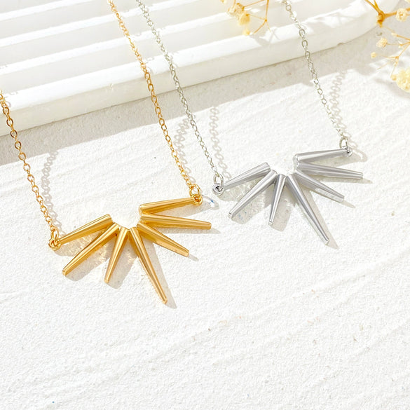 Necklace Alloy Geometric U Shaped Horseshoe Electroplating Cold Style Metal Clavicle Chain