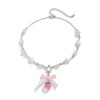 Necklace Alloy Imitation Pearl Sweet Style Bow Strawberry Fivepointed Star Flower Pendant Electroplating