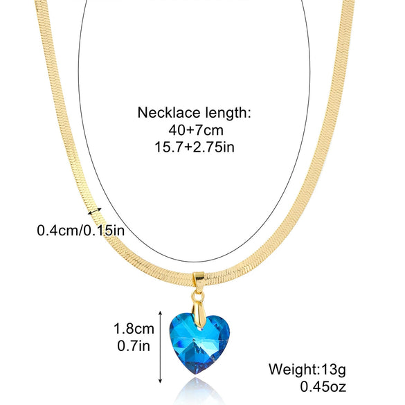 Necklace Alloy Pearl Heartshaped Electroplating Women's