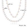 Necklace Alloy Pearl Heartshaped Electroplating Women's