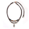 Necklace Alloy Retro Geometric Electroplating Women's Doublelayer Winding Choker Clavicle Chain