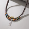 Necklace Alloy Retro Geometric Electroplating Women's Doublelayer Winding Choker Clavicle Chain
