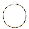 Necklace Alloy Stone Geometric Style O Word Chain Electroplating Design For Men