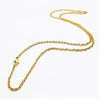 Necklace Alloy Titanium Steel Gold Fruit Style Electroplated Watermelon Pendant