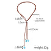 Necklace Alloy Turquoise Geometric Electroplated For Women