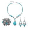 Necklace Alloy Turquoise Geometric Electroplated For Women