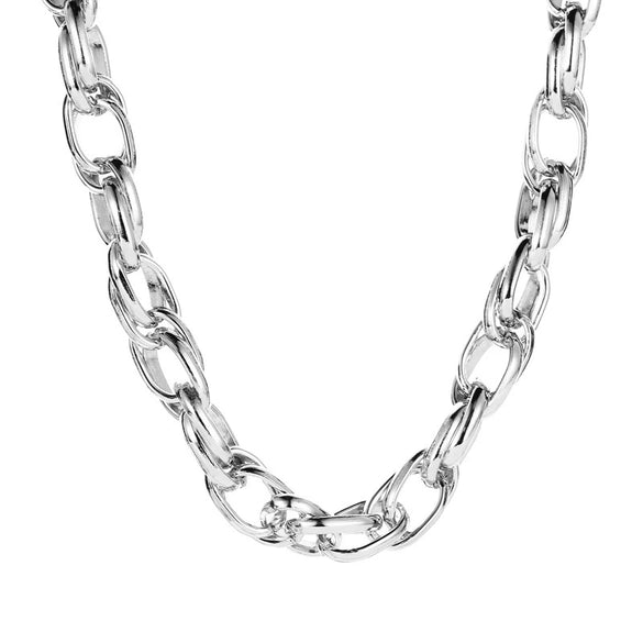 Necklace Aluminum Alloy Chain Punk Style Electroplating Women's